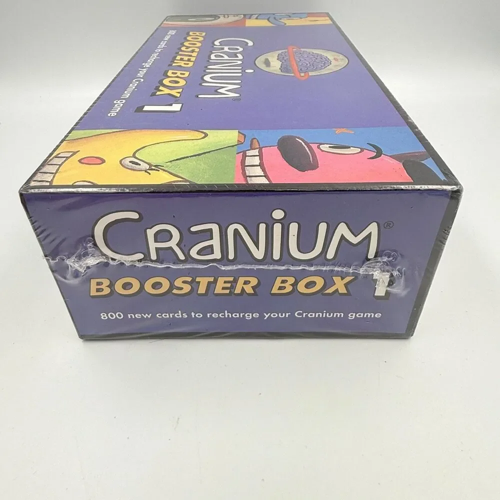 Cranium Booster Box 1 For Cranium Board Game 4 New Decks 800 Cards New Sealed